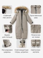 Лот: 25805630. Фото: 5. Комбинезон утепленный детский...