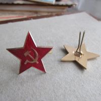 Лот: 17729780. Фото: 3. Звезда красная на шапку СА звездочка... Коллекционирование, моделизм