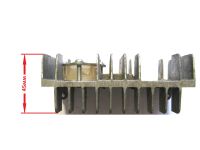 Лот: 25325696. Фото: 6. Радиатор алюминиевый для 2-х транзисторов...