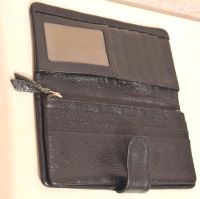 Лот: 5241451. Фото: 3. Кошелек кожаный черный!!!!. Одежда, обувь, галантерея