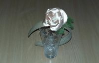 Лот: 11789603. Фото: 5. Ободок для волос из кожи с цветком...