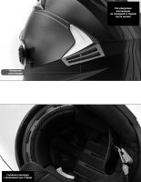 Лот: 17407038. Фото: 3. Шлем GXT SX02 3/4, открытый (мотошлем... Авто, мото, водный транспорт