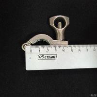 Лот: 18476810. Фото: 3. Кламп хомут 1,0" нержавейка комплектующие... Для дачи, дома, огорода, бани, парка
