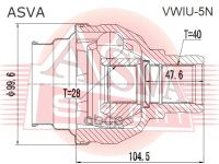 Лот: 24753820. Фото: 2. Шрус Внутренний Левый 28X47x40... Красноярск