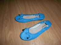 Лот: 2915280. Фото: 2. Новые яркие голубые балетки 36-37... Женская обувь