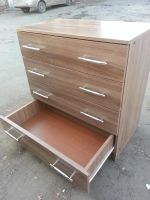 Лот: 5331976. Фото: 2. комод 4 ящика цвет шимо темный... Хранение вещей