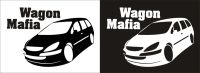 Лот: 9193443. Фото: 2. Наклейка виниловая на авто "Wagon... Автохимия, масла, тюнинг