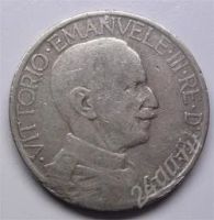 Лот: 149329. Фото: 2. Италия. 2 лиры 1924г. Большая... Монеты