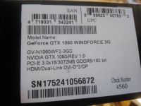 Лот: 12679200. Фото: 2. gtx 1060 gigabyte 3 gb. Комплектующие