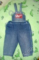 Лот: 463276. Фото: 2. джинсовый комбинезон для крохи... Одежда и аксессуары