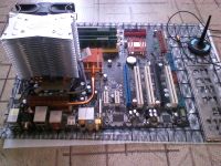 Лот: 4826249. Фото: 2. Материнка Asus P5K-E WiFi +Проц... Комплектующие