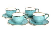 Лот: 23687398. Фото: 2. Чайная пара Hoff Бирюза. Посуда, кухонная утварь