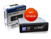 Лот: 5086806. Фото: 2. Alpine CDE -110UB по супер цене. Автозвук