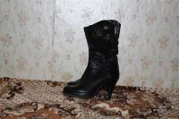 Лот: 2632507. Фото: 3. Ботильоны черные 35 размер. Одежда, обувь, галантерея