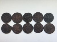 Лот: 11775384. Фото: 2. лот Полушек 10 шт (1731-1740 гг... Монеты