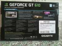 Лот: 6284446. Фото: 2. GigaByte GeForce GT 610 1024 мб... Комплектующие