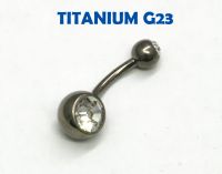 Лот: 8010574. Фото: 2. Пирсинг для пупка из титана G23... Ювелирные изделия, бижутерия, часы