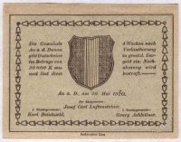 Лот: 1416884. Фото: 2. Австрия. Нотгельд. 20 геллер 1920г... Банкноты