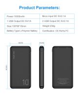 Лот: 14461011. Фото: 6. Power bank FLOVeME 10000 мач...