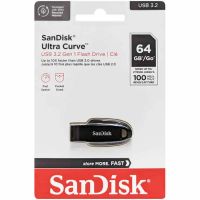 Лот: 22024647. Фото: 3. Флешка USB SanDisk Ultra Curve... Компьютеры, оргтехника, канцтовары