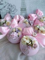 Лот: 12536622. Фото: 2. Ёлочные шары "в розовом". Новый год!