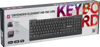 Лот: 25822397. Фото: 2. Клавиатура Defender Element HB-190... Периферия