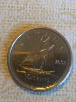 Лот: 18879129. Фото: 2. Канада 10 центов 2004 -P-. Монеты