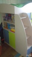 Лот: 8665458. Фото: 4. Детская кровать + стол+матрас... Красноярск