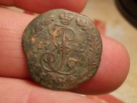 Лот: 15769131. Фото: 2. Очень неплохая Денга 1772 года... Монеты