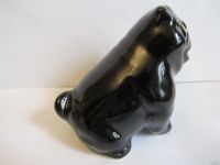 Лот: 18564592. Фото: 3. Мопс собака черный статуэтка авторская... Коллекционирование, моделизм