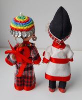 Лот: 25522392. Фото: 2. Куколки в национальном костюме... Сувениры, подарки