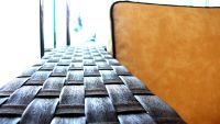 Лот: 7886472. Фото: 2. Плетенное кресло из коричневого... Мебель