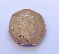 Лот: 25805436. Фото: 2. Великобритания 50 пенсов 1997. Монеты
