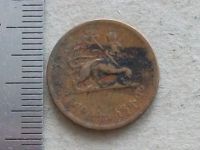 Лот: 19311599. Фото: 3. Монета 5 пять цент Эфиопия 1936... Коллекционирование, моделизм