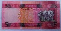 Лот: 21104725. Фото: 2. Южный Судан 5 фунтов 2015 ПРЕСС. Банкноты