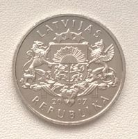 Лот: 7452289. Фото: 2. Латвия. 1 лат. 2007 год. Сакта... Монеты