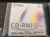 Лот: 18565751. Фото: 2. Диск CD-R TDK Ink Print Disk 700mb... Носители информации
