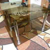Лот: 1115074. Фото: 2. столик журнальный стеклянный. Мебель