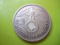 Лот: 6336298. Фото: 4. 5 марок 1937 г.F,серебро,Третий... Красноярск