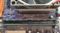 Лот: 17063568. Фото: 2. ECS Nforce3-A939 + 1280mb оперативной... Комплектующие