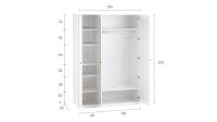 Лот: 23759985. Фото: 7. Шкаф трехдверный с зеркалом Neva...
