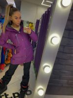 Лот: 18154737. Фото: 3. Куртка горнолыжная женская фиолетовая. Одежда, обувь, галантерея