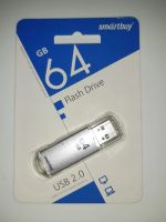 Лот: 15876558. Фото: 2. Флешка USB 64 Gb Smart Buy . Новая... Носители информации