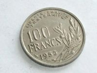 Лот: 10713542. Фото: 8. Монета 100 франк сто Франция 1955...