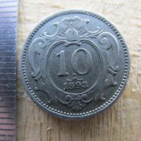 Лот: 25050953. Фото: 5. Монета 10 геллер Австро-Венгрия...