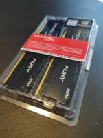 Лот: 17591083. Фото: 2. 16Gb 2x8Gb DDR4 HyperX Fury Black... Комплектующие