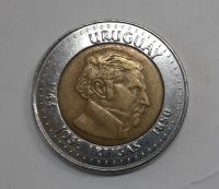 Лот: 21181182. Фото: 2. Монета Уругвай 10 песо 2000г. Монеты