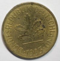 Лот: 8929554. Фото: 2. 5 пфеннигов 1983 год. J. Германия... Монеты