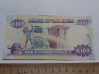 Лот: 19435252. Фото: 2. Замбия 100 квач 1991 год (люкс... Банкноты