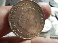 Лот: 16550186. Фото: 4. Очень большая монета-2,5 Гульдена-1964... Красноярск